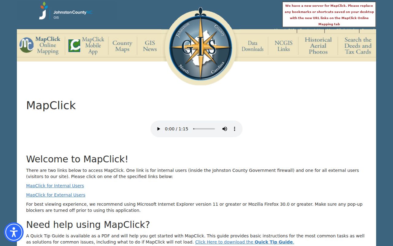 Clayton resident lookup Johnston County MapClick parcel viewer