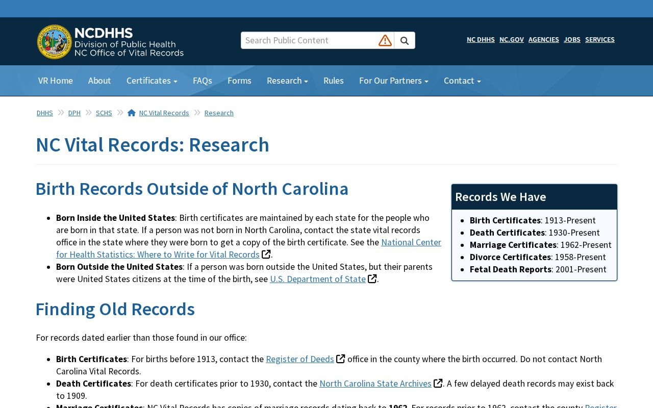Clayton resident lookup North Carolina Vital Records research route